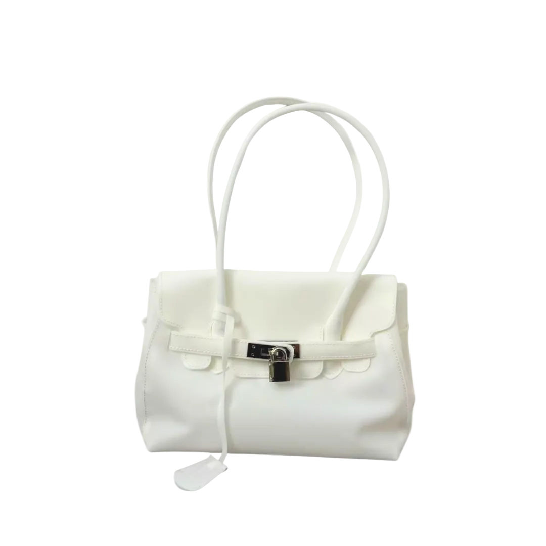 le.jelly petite coconut milk matte white mini jelly bag