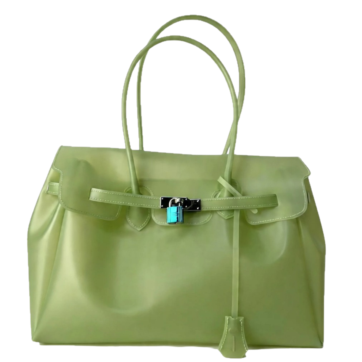 le.jelly jelly bag matcha – green TPU aesthetic jelly bag