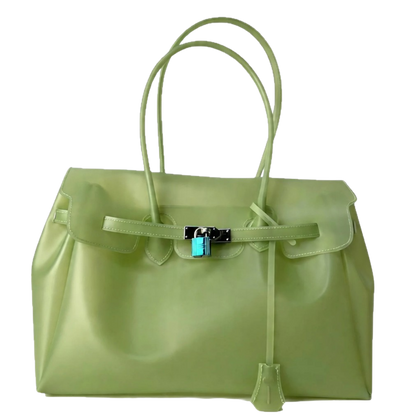 le.jelly jelly bag matcha – green TPU aesthetic jelly bag