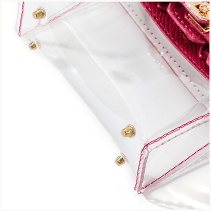 mini jelly bag detail – silk scarf and gold hardware – le.jelly