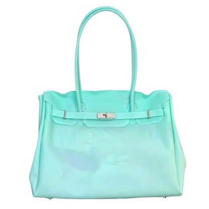 Pistachio Mint Le Jelly Original Oversize Bag - Large Y2K Transparent Tote