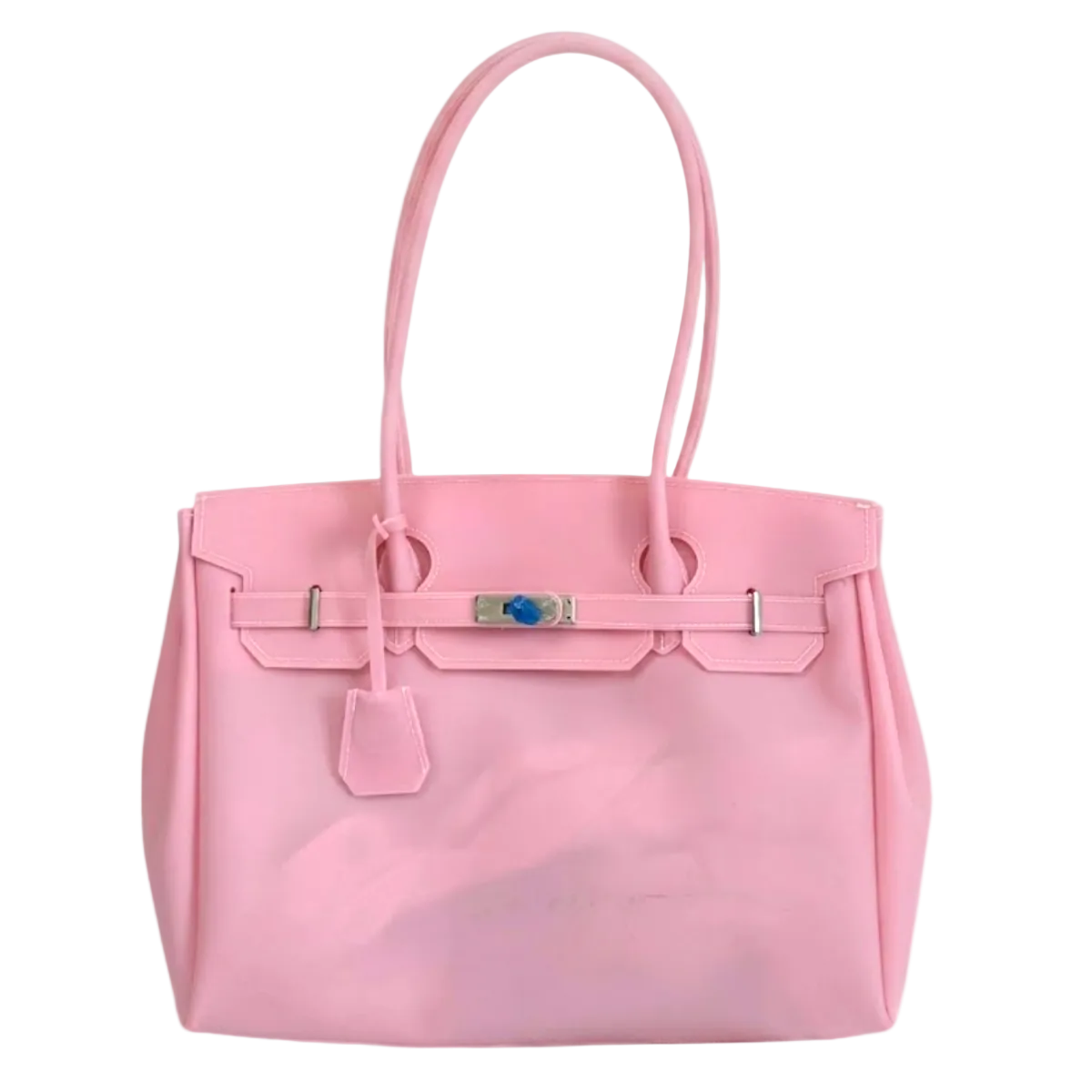 Ballet Pink Le Jelly Original Oversize Bag - Large Y2K Transparent Tote