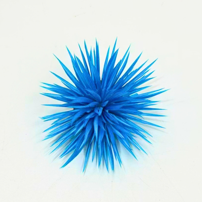 feather flower statement earrings