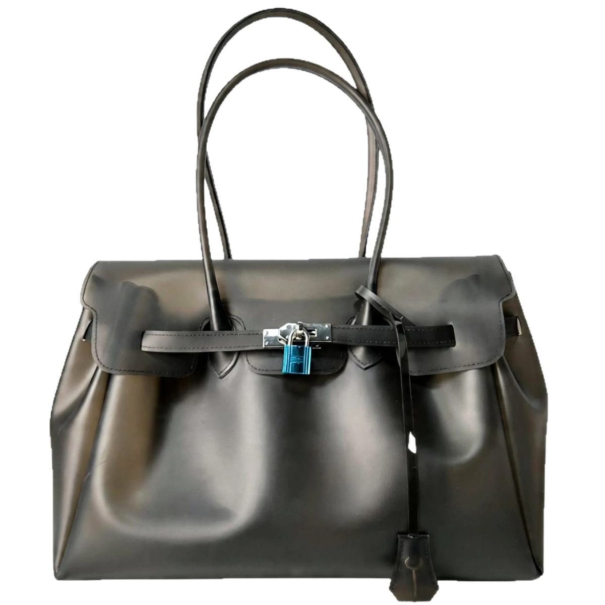 le.jelly jelly bag onyx – structured TPU jelly bag in black