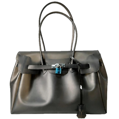 le.jelly jelly bag onyx – structured TPU jelly bag in black