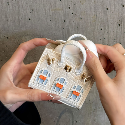 le.jelly print charm croc mini bag charm detail