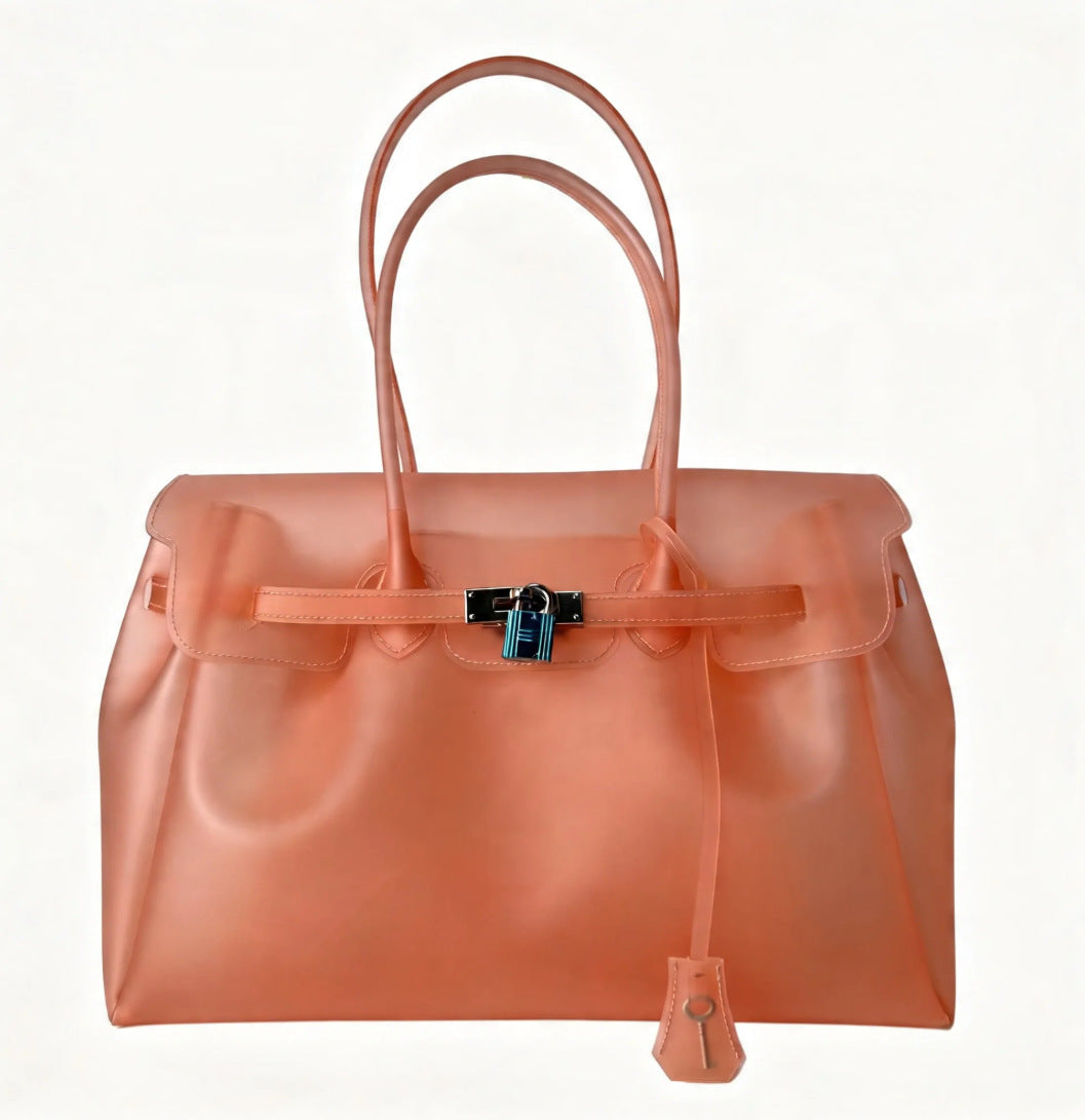 jelly bag lifestyle – structured transparent jelly bag by le.jelly
