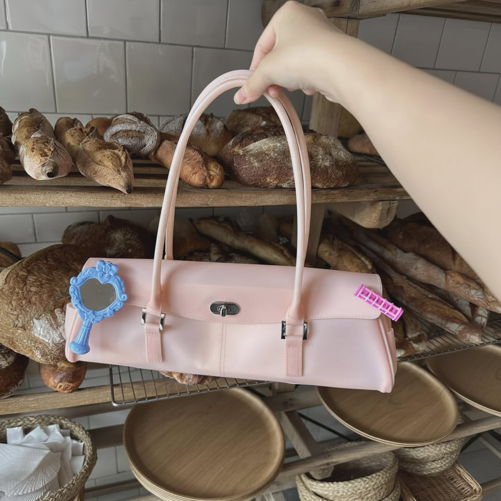 le.jelly baguette lifestyle – sculptural jelly baguette bag le.jelly