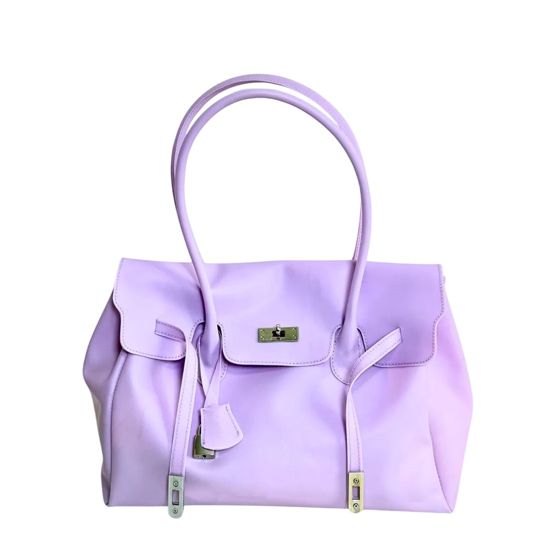 Lilac Mist Le Jelly Original Classic Bag - Retro Y2K Transparent Handbag