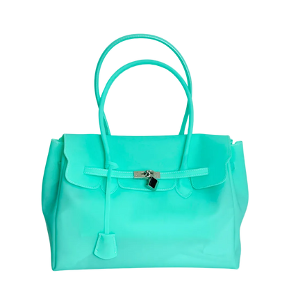 Pistachio Mint Le Jelly Original Classic Bag - Retro Y2K Transparent Handbag