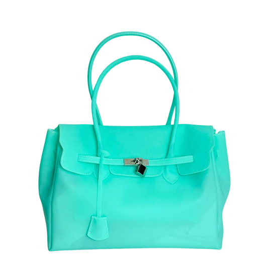Pistachio Mint Le Jelly Original Classic Bag - Retro Y2K Transparent Handbag