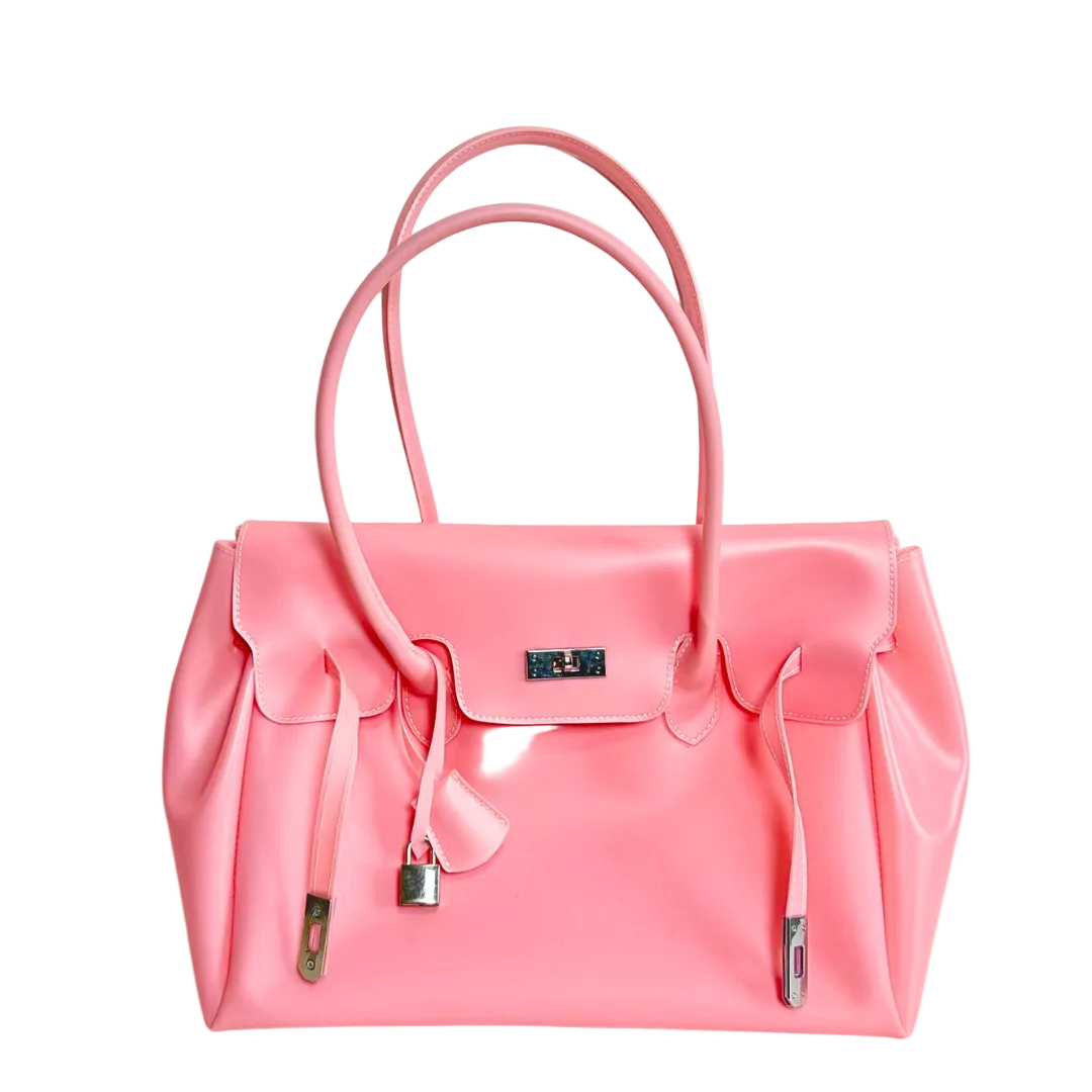 Ballet Pink Le Jelly Original Classic Bag - Retro Y2K Transparent Handbag