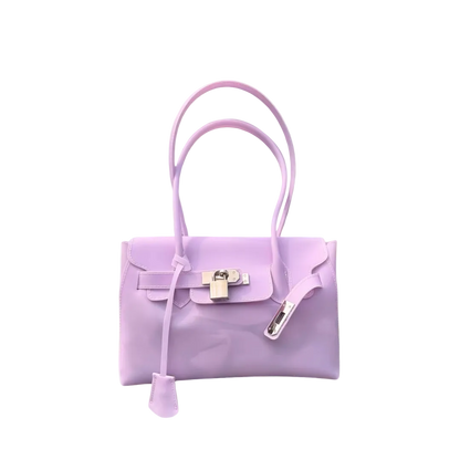 le.jelly petite lilac mist matte purple mini jelly bag