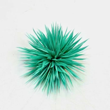 feather flower statement earrings