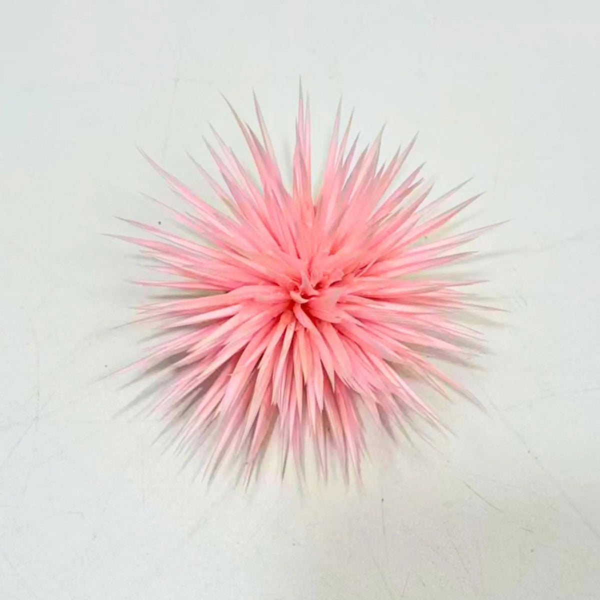 feather flower statement earrings