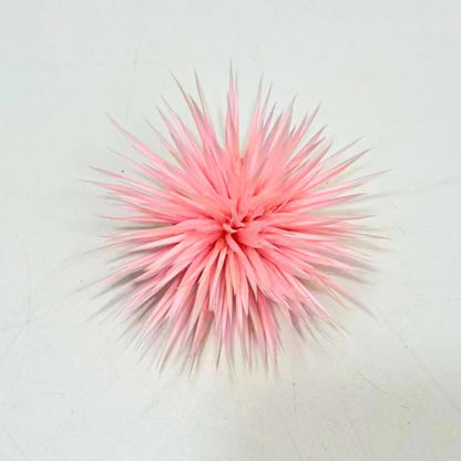 feather flower statement earrings